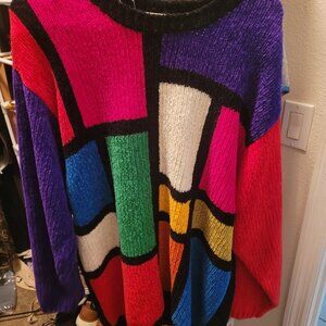 Vintage colorful sweater